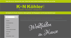 Desktop Screenshot of kn-koehler.de