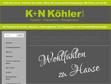 Tablet Screenshot of kn-koehler.de